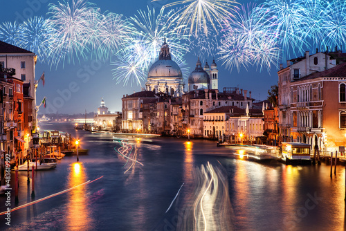 Historic and amazing Venice in the evening, Italy