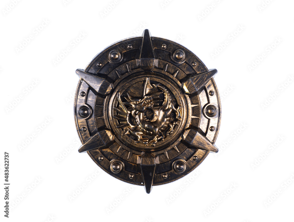 knight shield isolated on white background Stock Photo | Adobe Stock