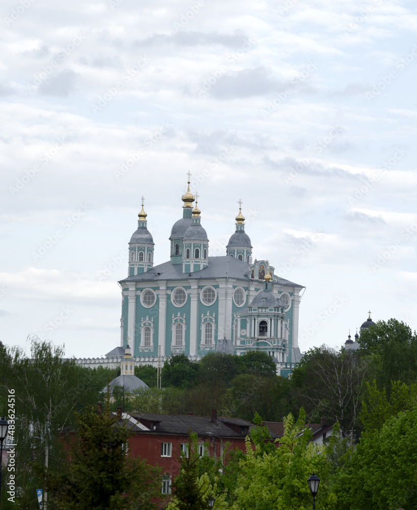Uspensky cathedral, 1677, Baroque, Smolensk city, Smolensk Oblast, Russia.