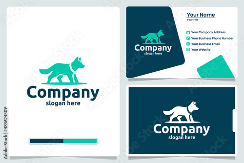 dog training, logo design and business card