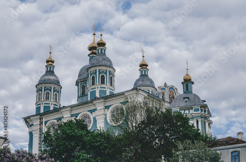 Uspensky cathedral, 1677, Baroque, Smolensk city, Smolensk Oblast, Russia.