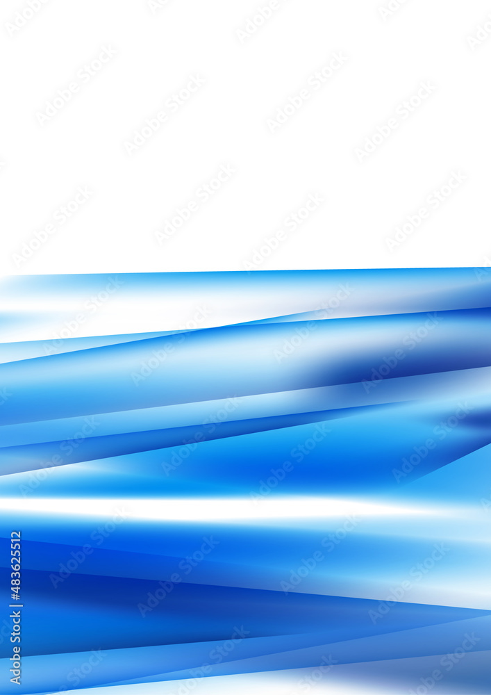 Colorful chaotic stripes. Modern creative template with overlapping stripes of different widths. Vector
