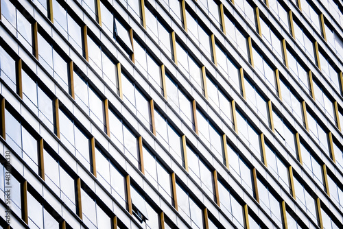 Wallpaper Mural close-up residence exterior and window, modern glass buildings, skyscraper exterior Torontodigital.ca