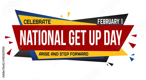 National get up day banner design