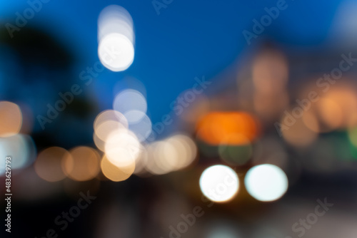 defocused downtown lights background - graphic elements © Armando Oliveira