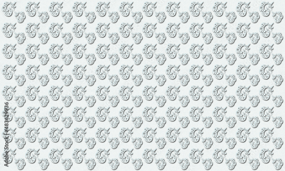 blue unicorns pattern. blue unicorns pattern.
