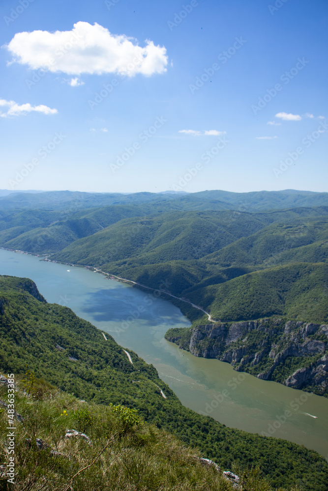 View from the top, Veliki Strbac, Miroc Mountain, Serbia  