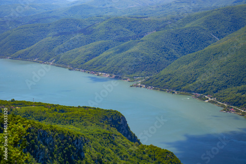 View from the top, Veliki Strbac, Miroc Mountain, Serbia 