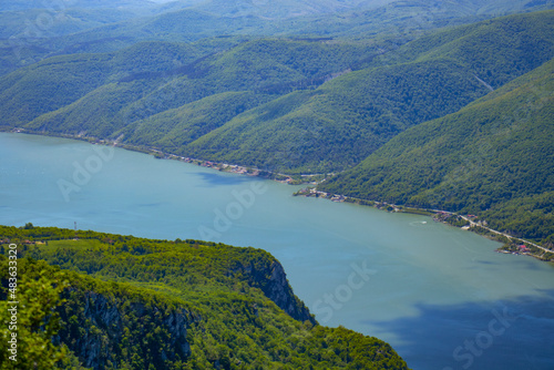 View from the top, Veliki Strbac, Miroc Mountain, Serbia   photo