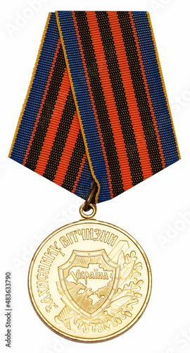 The front part of the medal 