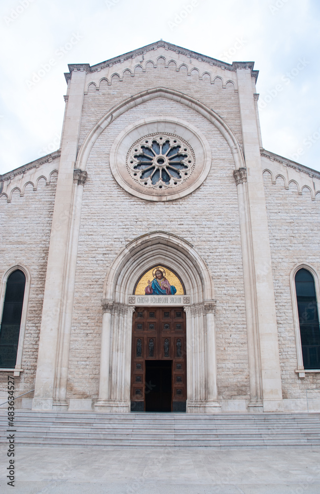 facciata Redentore Don Bosco, Bari, Puglia, Sud, Italia
