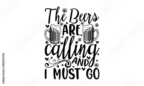  Hand lettering text. Design template for greeting cards, invitations, banners, pub menu, beerhouse, brewery poster, label, or logo. gifts, prints, and posters. Calligraphic inscription.