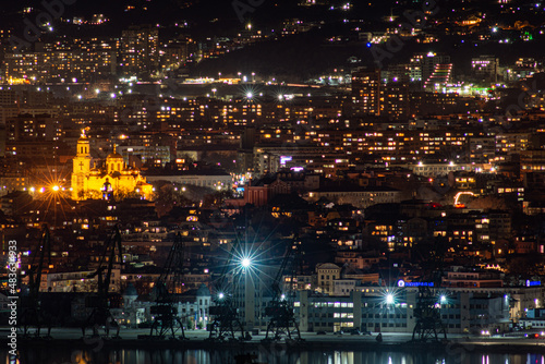 night view of the city