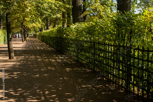 Summer Garden, Russia, St. Petersburg, summer 2021