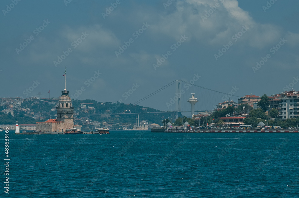 istanbul views hagiasofia maidens tower boats ports bridge ortakoy mosque haydarpasa 