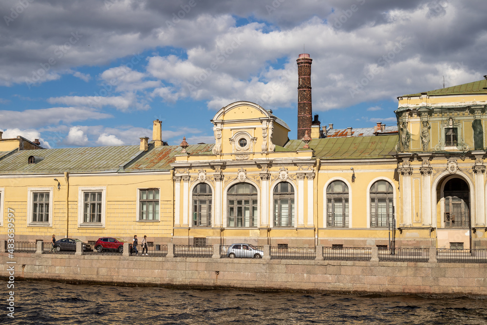 Russia, St. Petersburg, Fontanka river, Summer garden, summer 2021