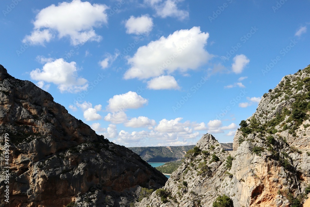 rock and sky