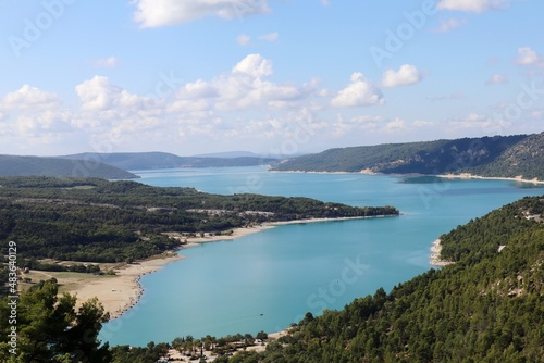 lake and mountains