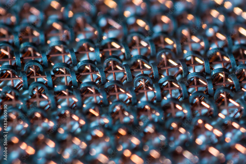 Magnetic-core memory macro image 4to1. Computer memory from 1955-1975 Magnetic-core memory macro image 4to1. Computer memory from 1955-1975