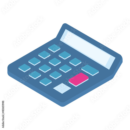 blue calculator image