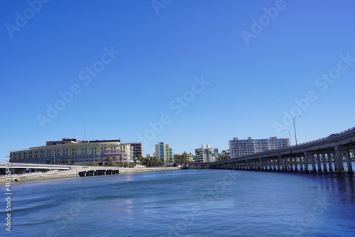 Wallpaper Mural Tampa, FL, USA - 01 19 2022: Beautiful downtown waterfront building in Tampa, Florida Torontodigital.ca