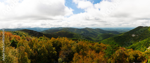 fall landscape in mountains