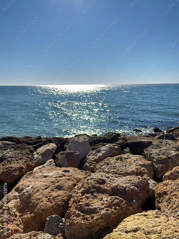 rocks in the sea