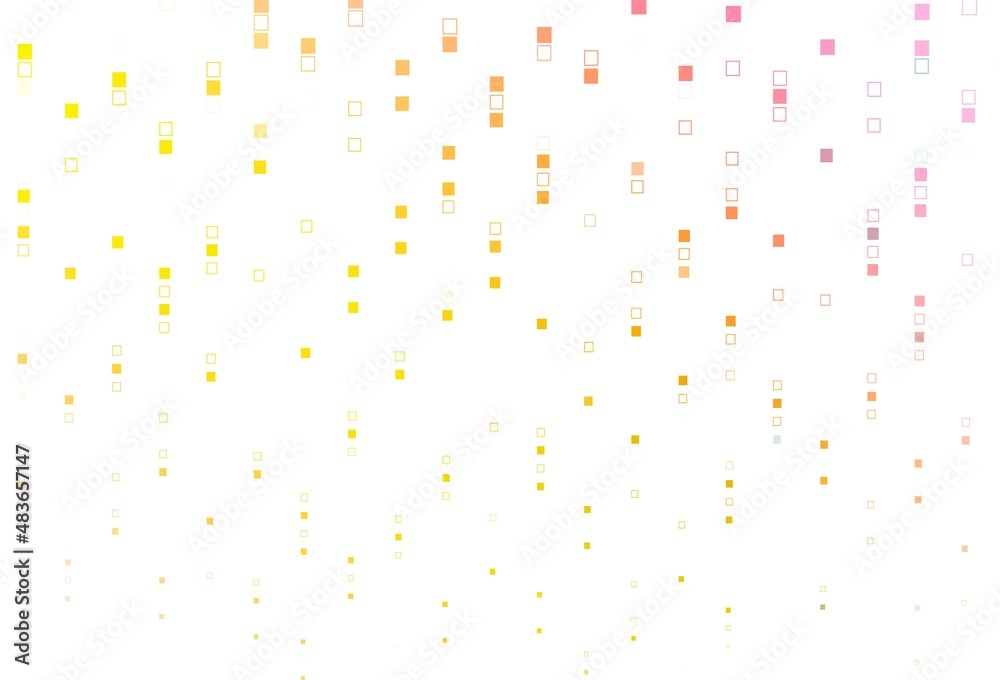 Light Pink, Yellow vector template with square style.