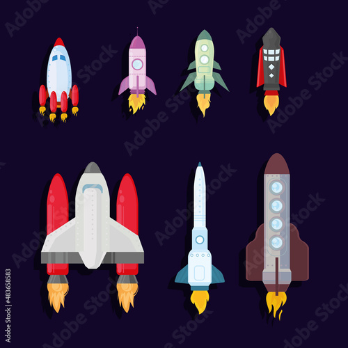 seven fired rockets