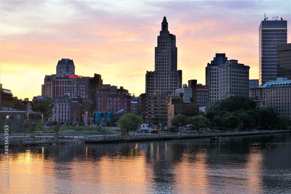 Providence Downtown Sunset