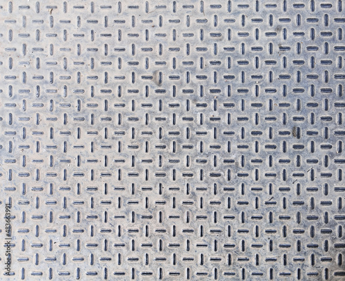 Metal texture grid background, outdoor