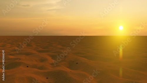 Sunset View in the Desert
. High Quality Background Animation

 photo