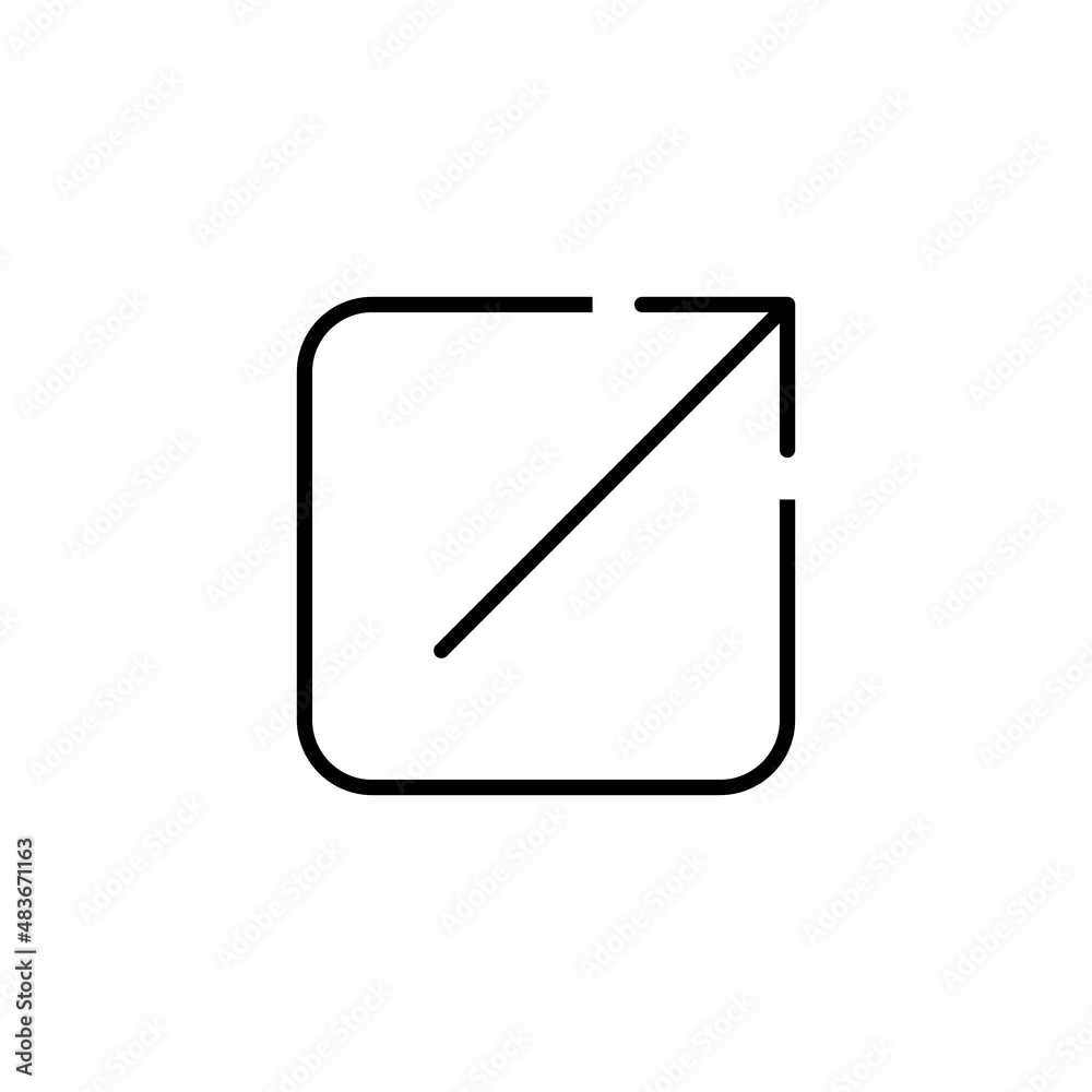 External link icon. link sign and symbol. hyperlink symbol External link icon. link sign and symbol. hyperlink symbol