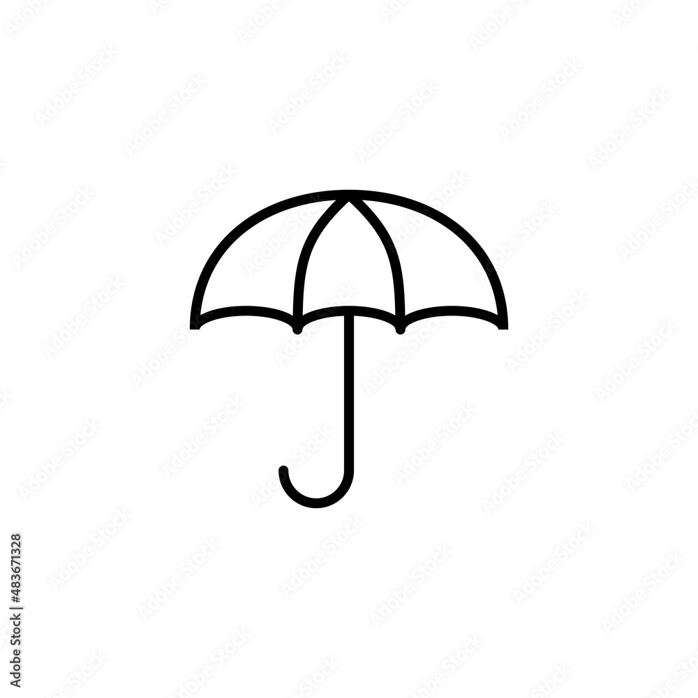 Umbrella icon. umbrella sign and symbol Umbrella icon. umbrella sign and symbol