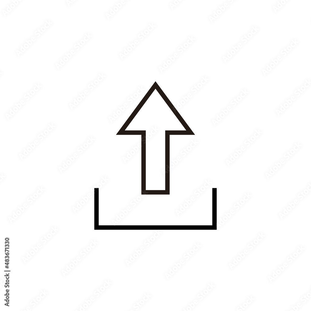 Upload icon. load data sign and symbol Upload icon. load data sign and symbol