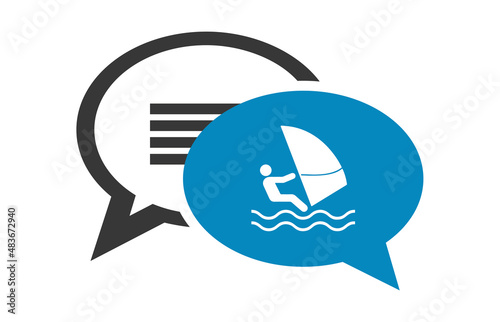 Logo centre de voile.