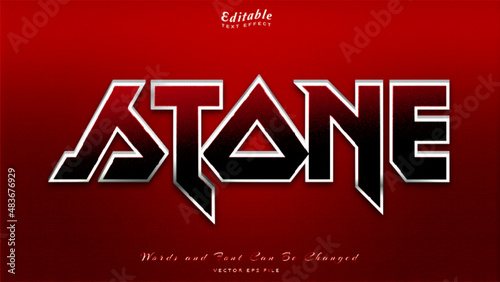 STONE TEXT EFFECT