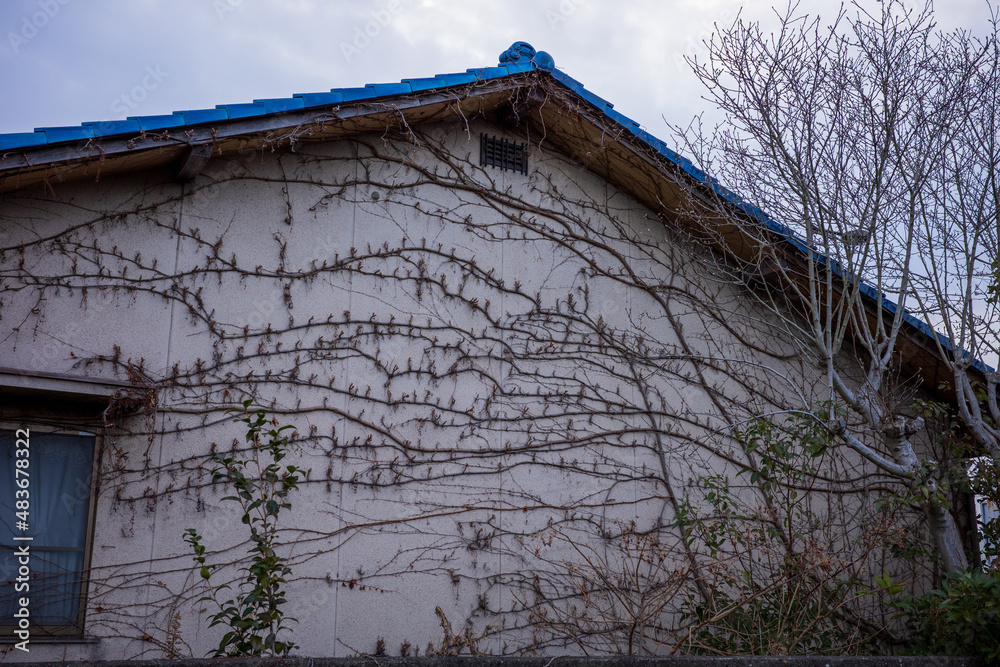 とても美しい日本の岡山県の古い建物 とても美しい日本の岡山県の古い建物