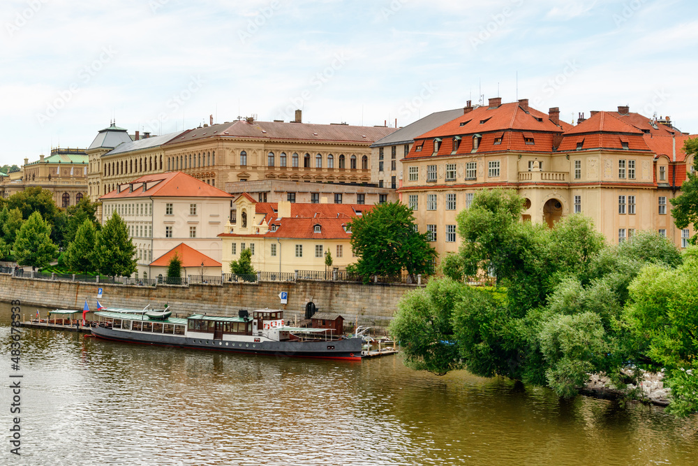 View of the Lesser Town (Little Quarter) in Prague, Czech Republic