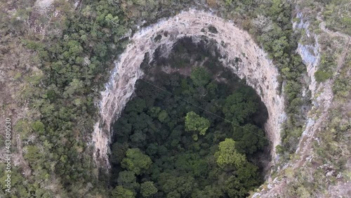 Sima de las cotorras en Chiapas