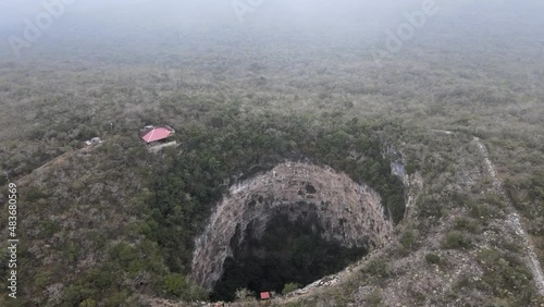 Sima de las cotorras en Chiapas
