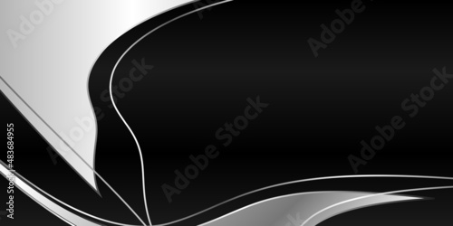 Modern black and silver background