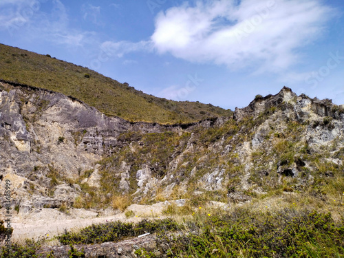 paisaje via al Departento de Boyaca, Colombia, hermosa viista. que la naturaleza nos ofrece.