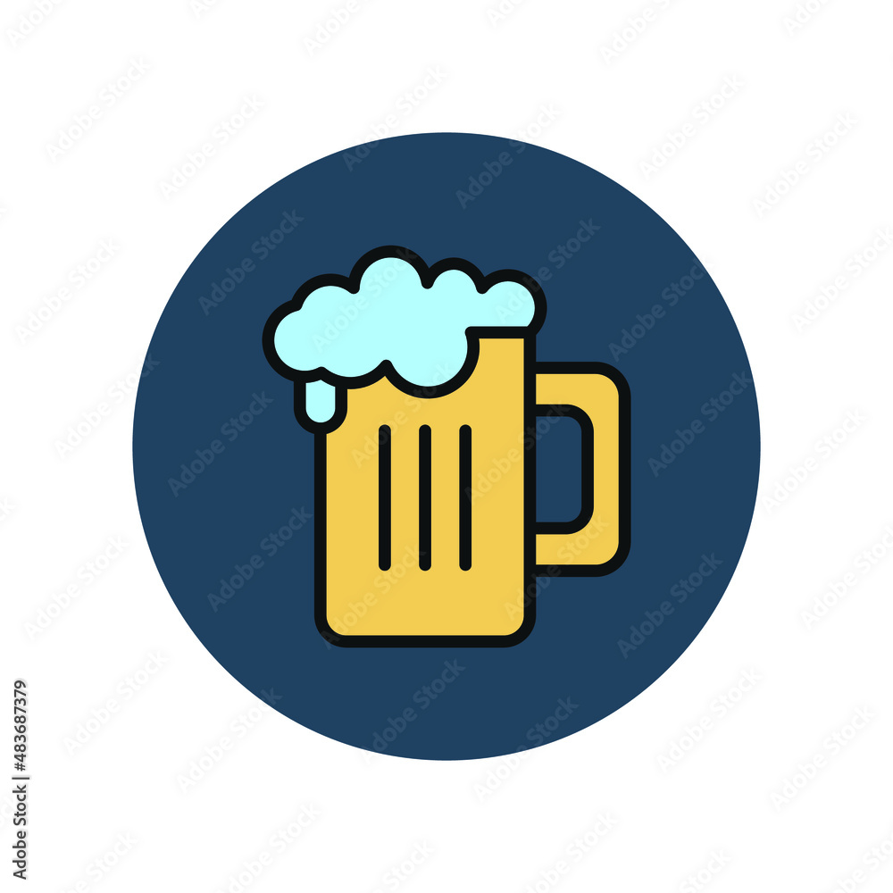 Beer mug Isolated Vector icon which can easily modify or edit
Beer mug Isolated Vector icon which can easily modify or edit