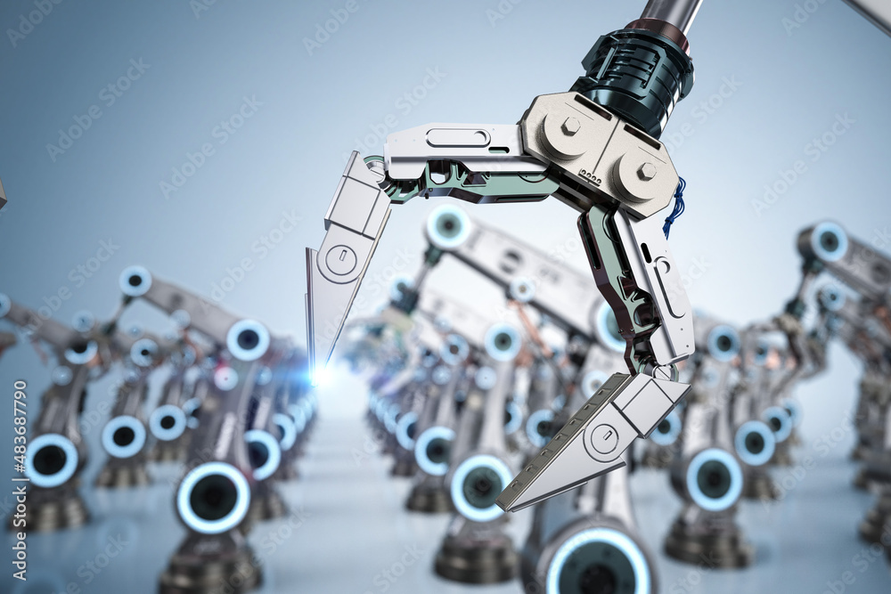 Group of robot assembly line Group of robot assembly line