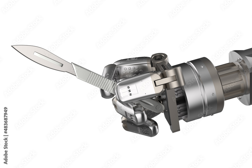Medical surgery technology with cyborg surgeon Medical surgery technology with cyborg surgeon