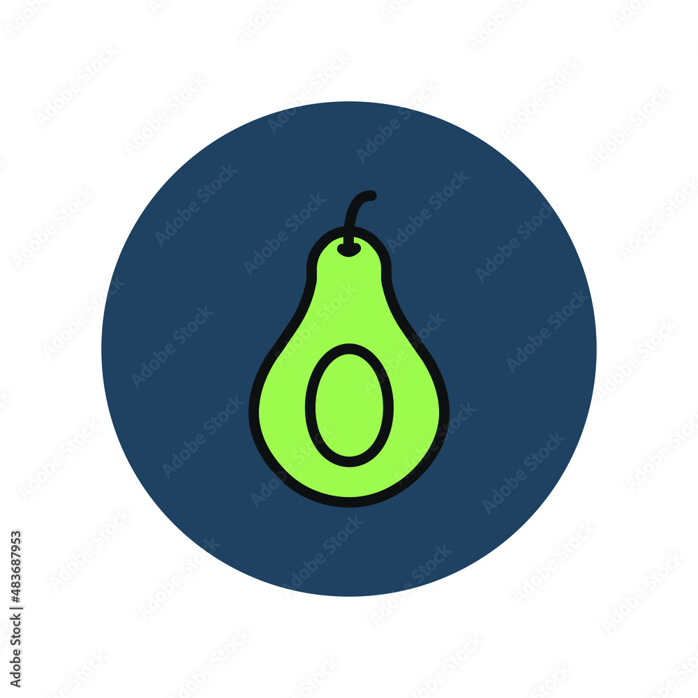 Avocado Isolated Vector icon which can easily modify or edit
Avocado Isolated Vector icon which can easily modify or edit