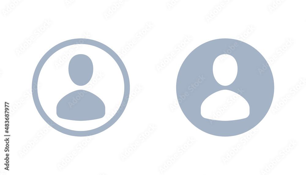 People icon set, round frame, vector user illustration set People icon set, round frame, vector user illustration set