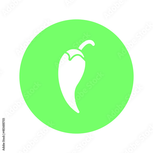 jalapeno pepper Isolated Vector icon which can easily modify or edit

