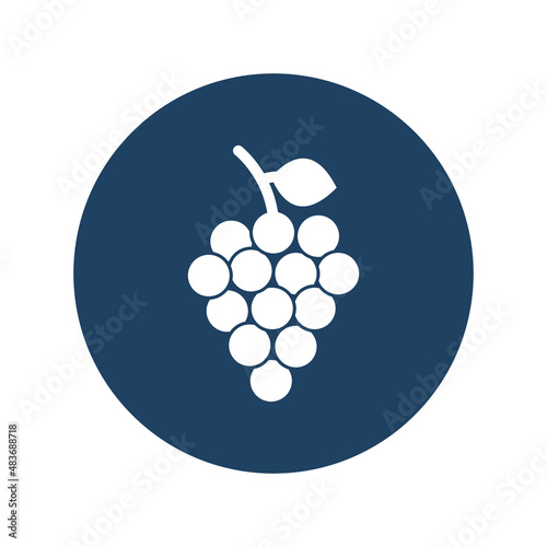 Grapes Isolated Vector icon which can easily modify or edit

